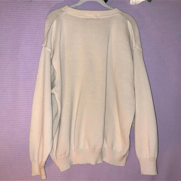 NWOT Men's Vantage Sweater (Minister Embroidered) 100% Cotton XL - Picture 6 of 6